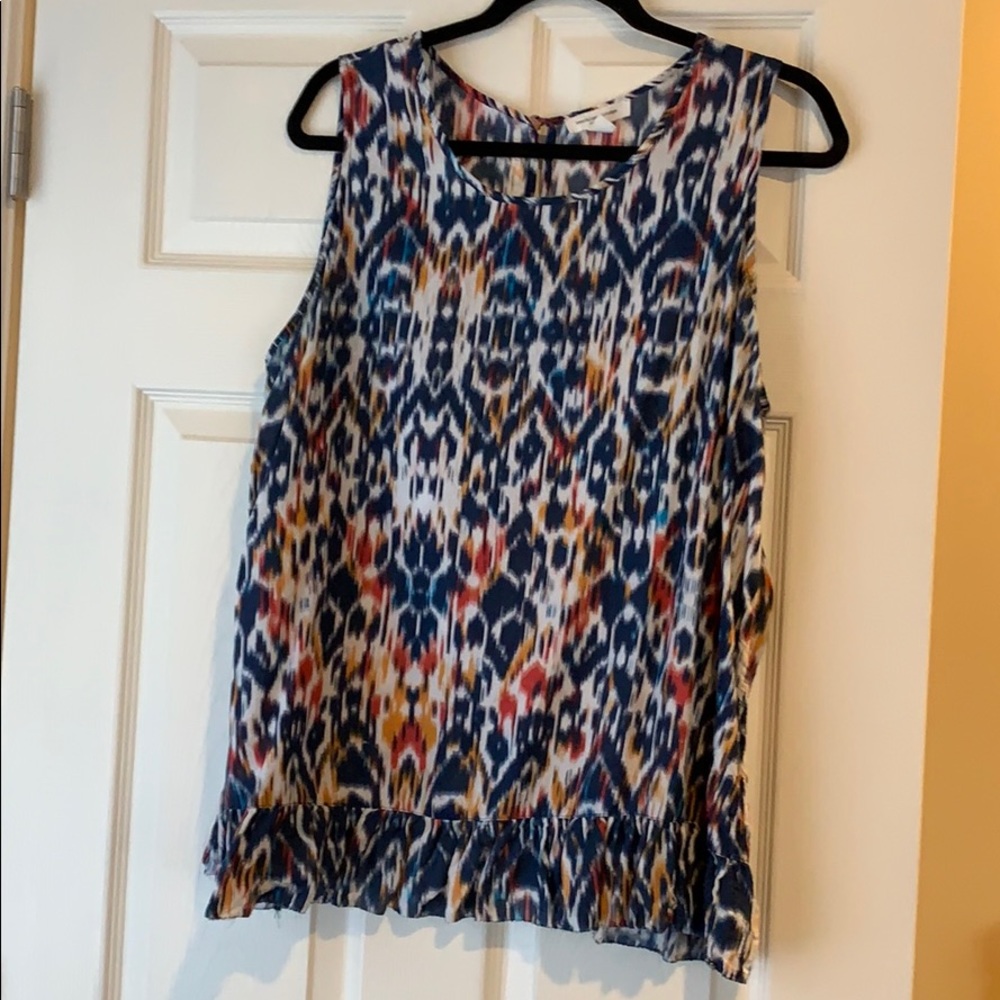 Sleeveless beach lunch lounge top